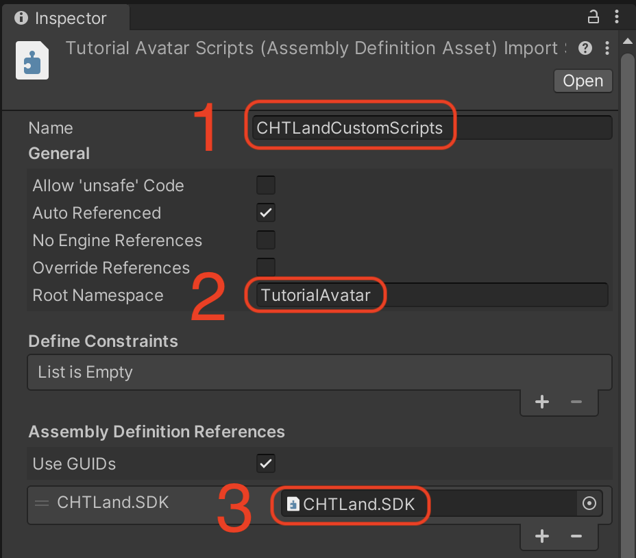 asmdef設定 asmdef設定